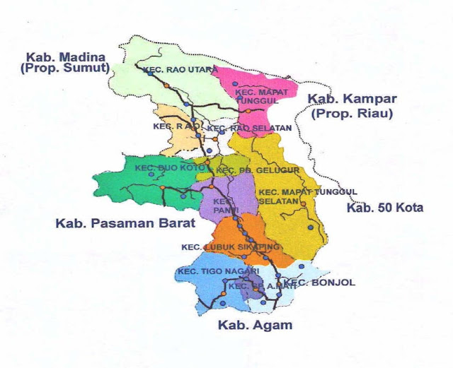 Peta Kabupaten Bogor